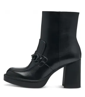 Tamaris Ankle Boots Black Leather 25358