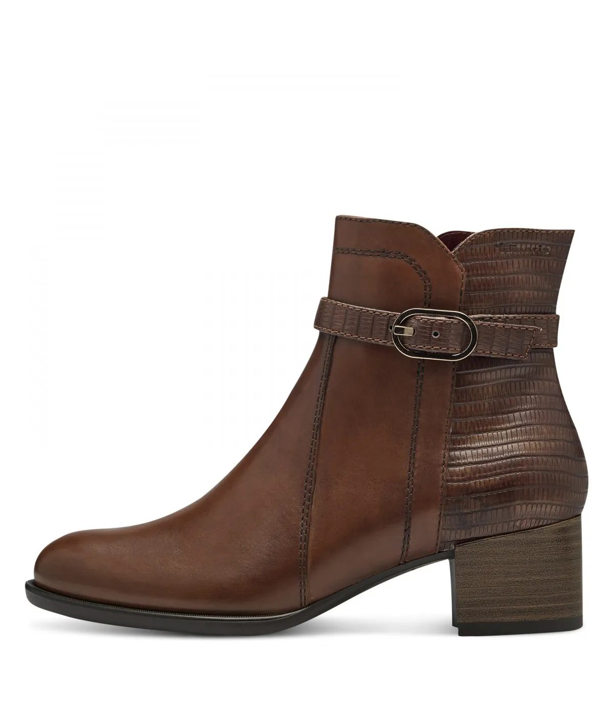 Tamaris Ankle Boots Cognac Leather 25041