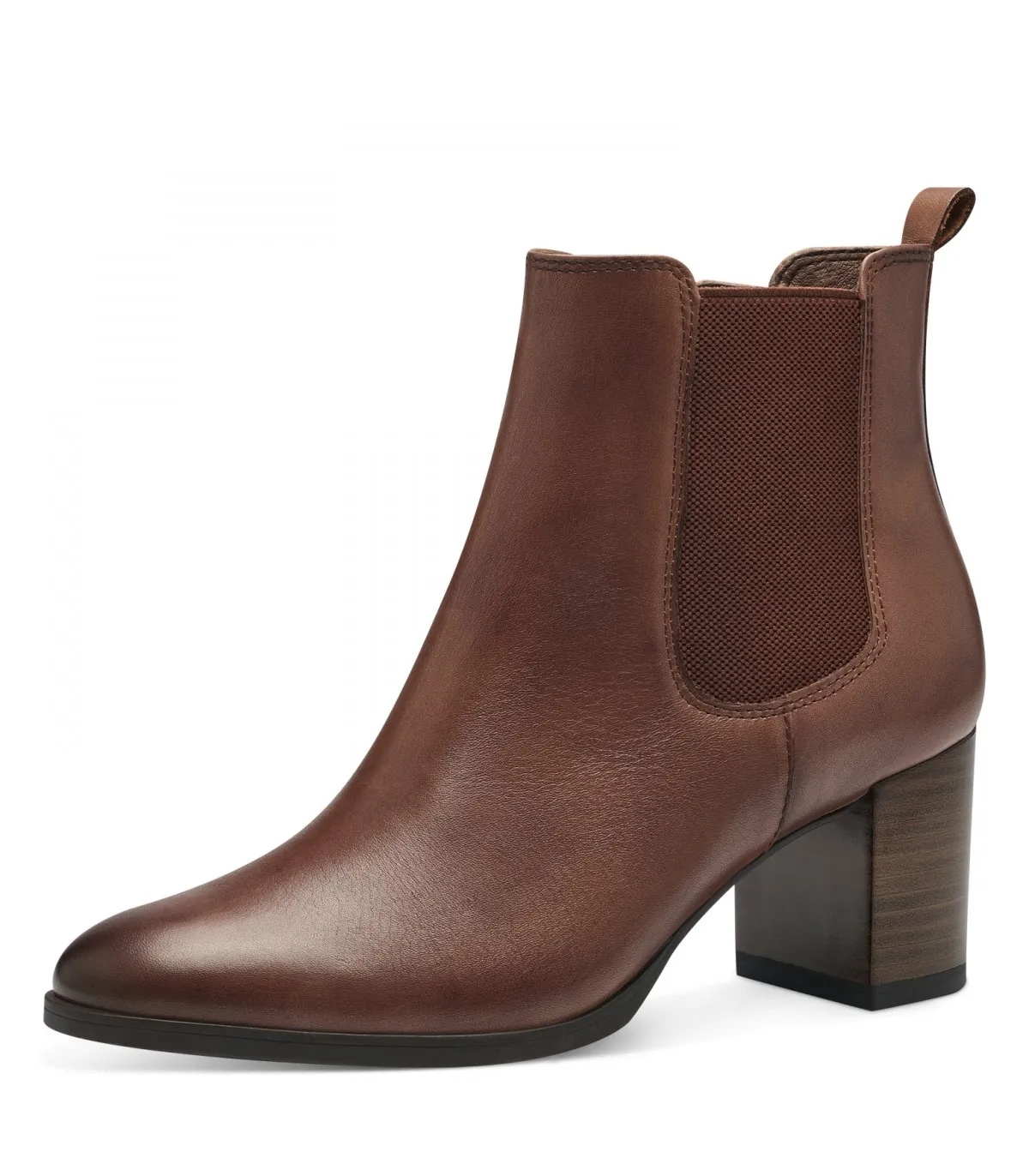 Tamaris Ankle Boots Cognac Leather 25377