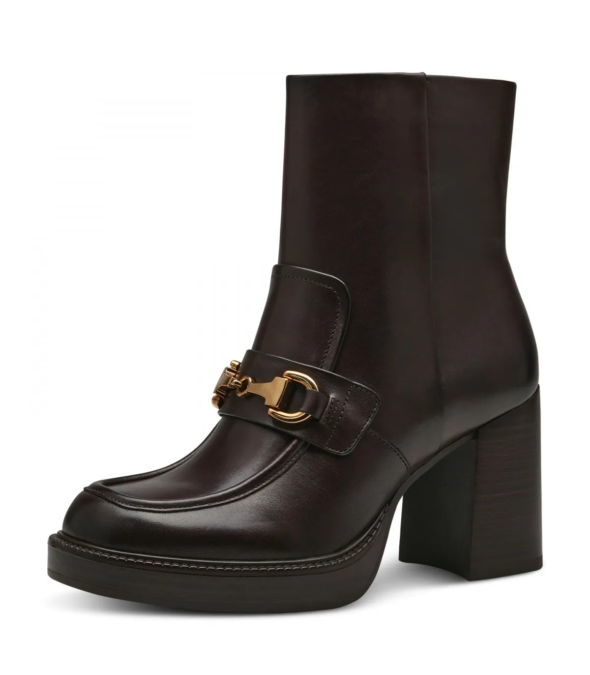 Tamaris Ankle Boots Mahogany Leather 25358