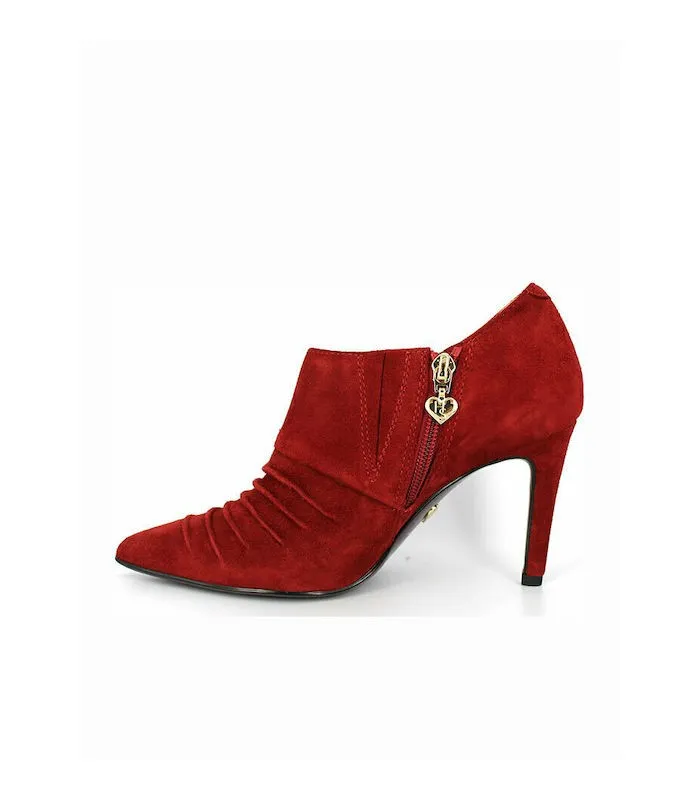 Tamaris Ankle Boots Red Leather 1-1-25385-21-001