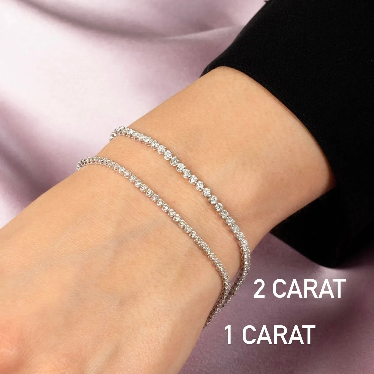 Tennis Bracelet | 2 Carat Diamond | 14K White Gold