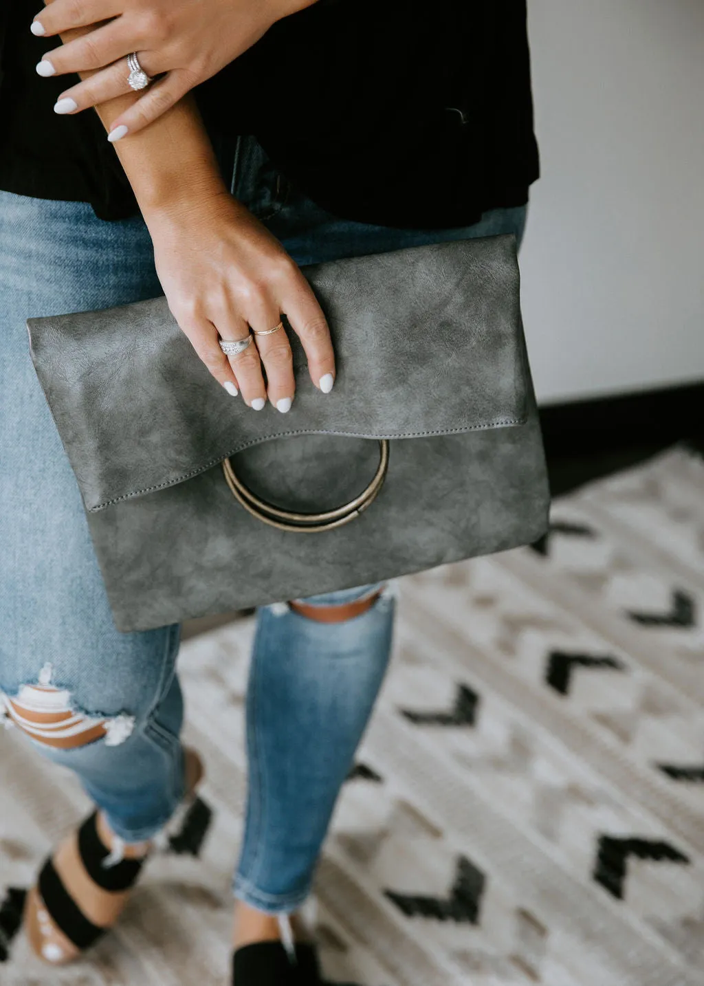 That's Classy Foldover Clutch FINAL SALE