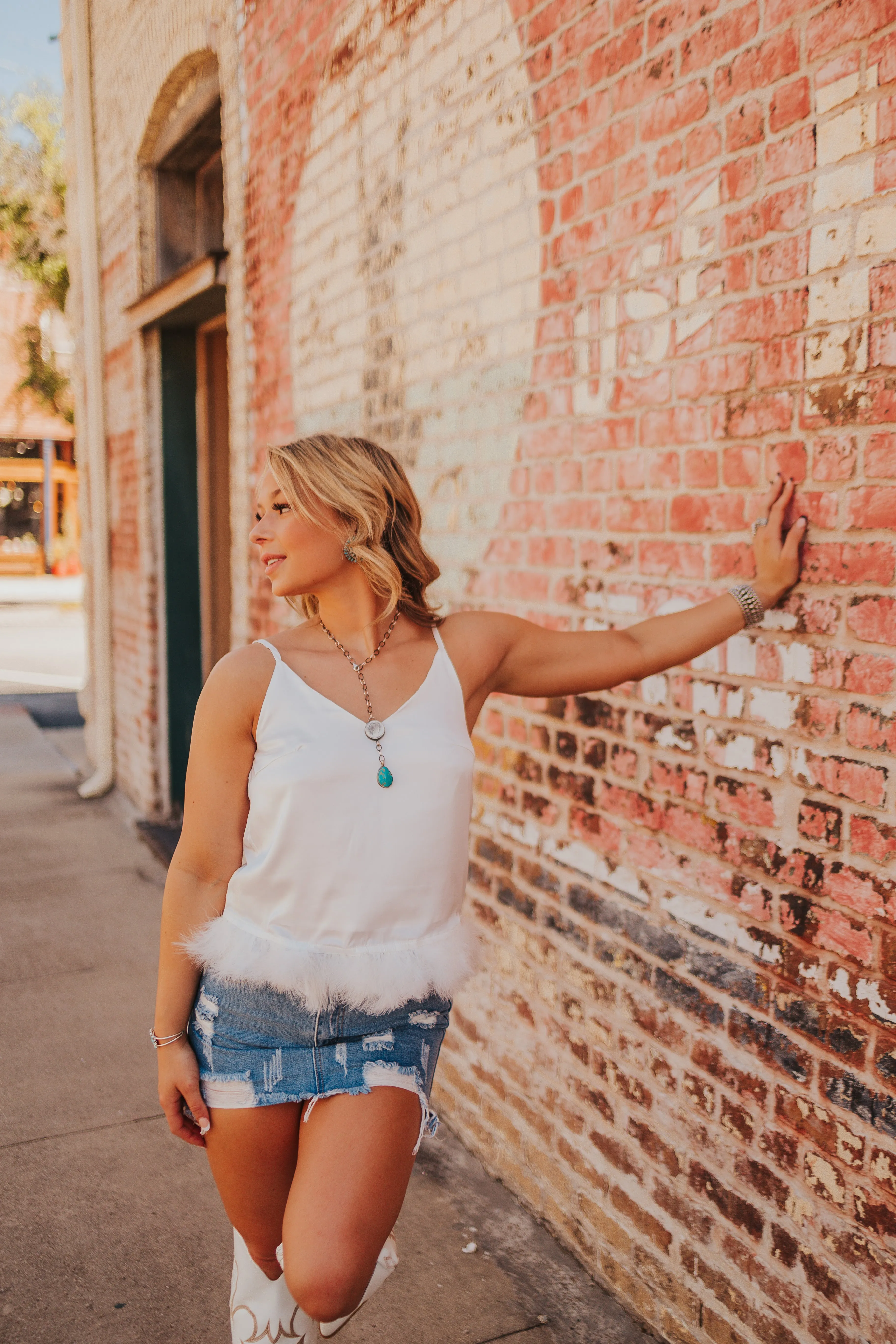 The Lane Denim Skirt