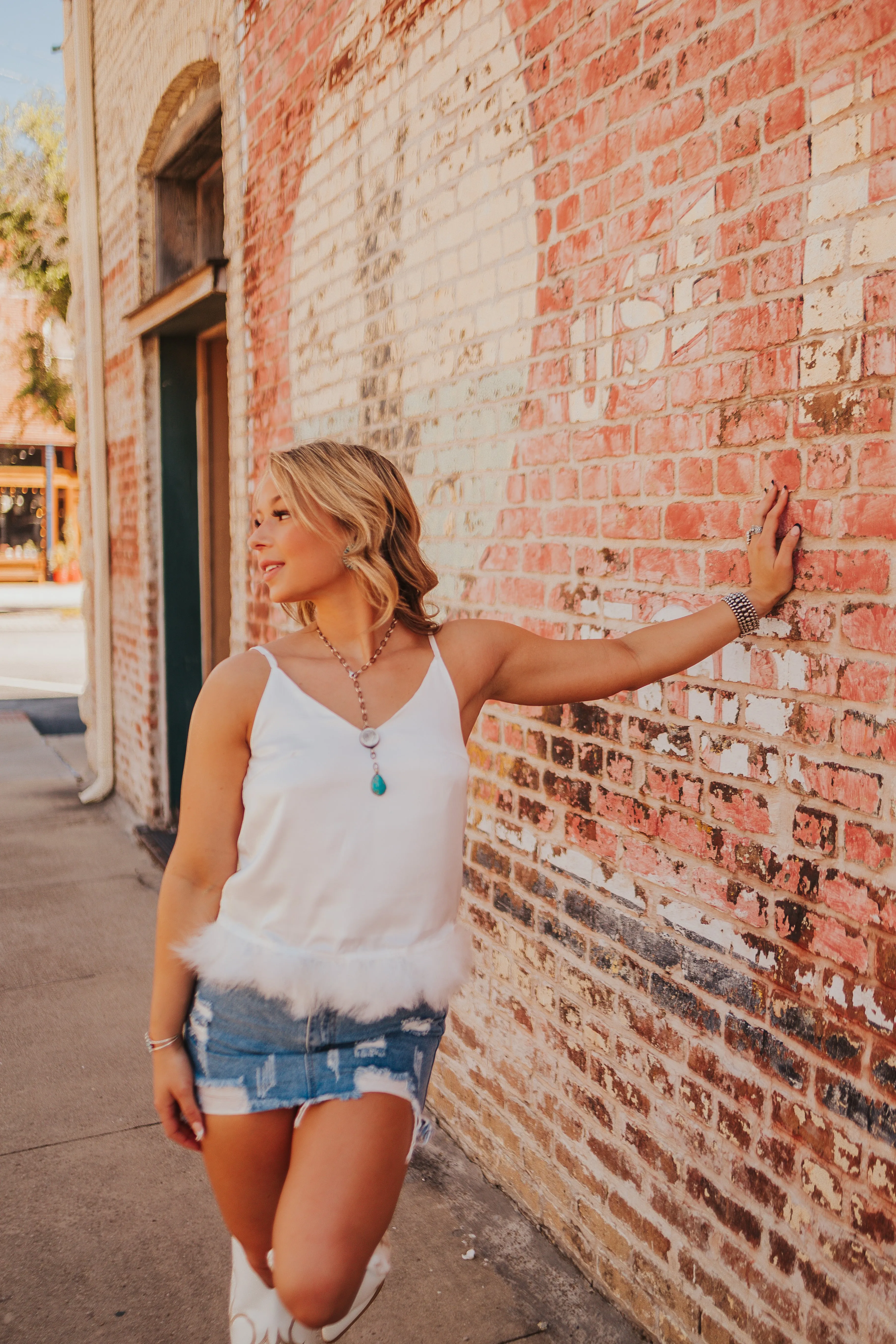 The Lane Denim Skirt