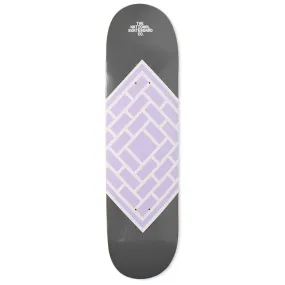 The National Skateboard Co. Classic Purple Logo Deck - 8.75Black