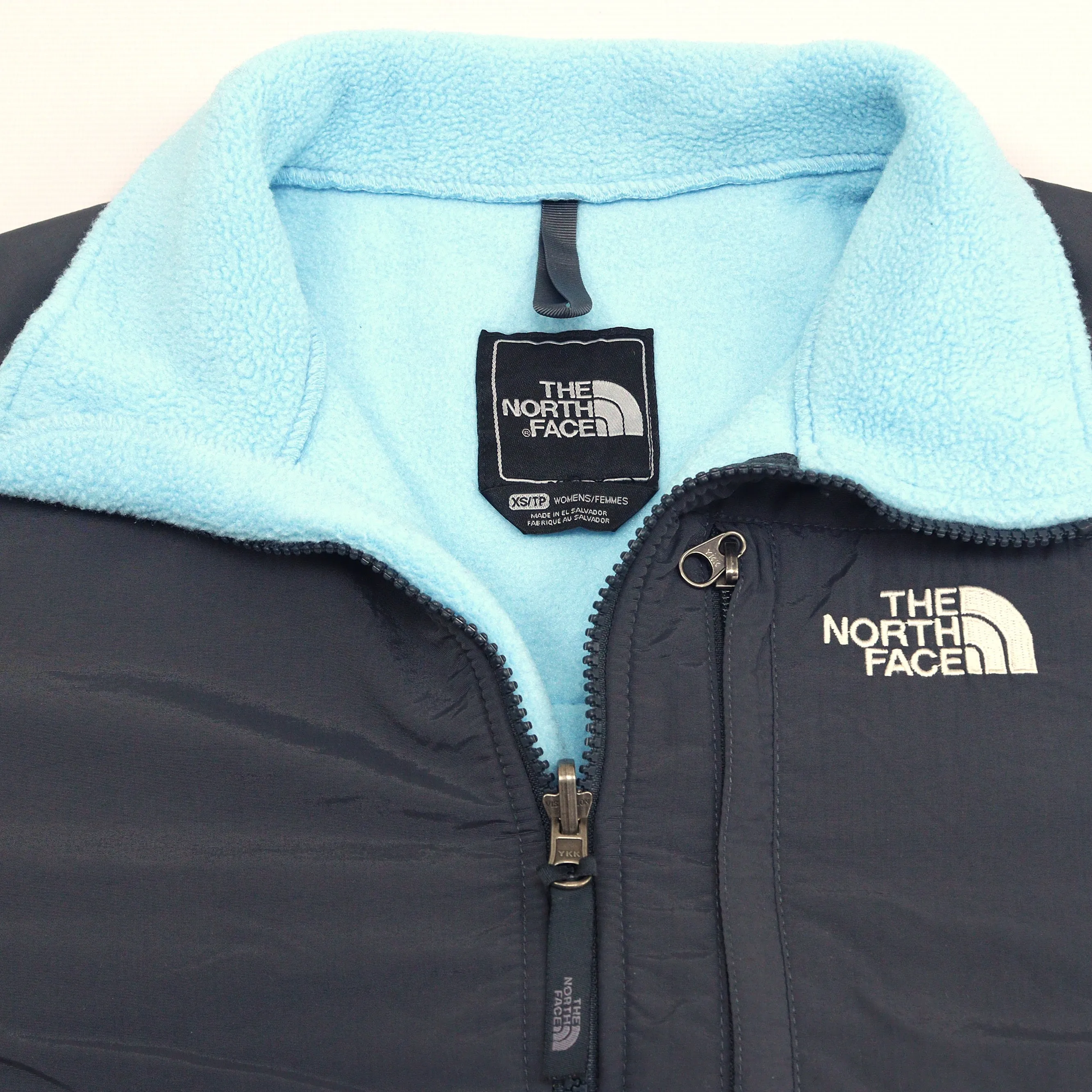 The North Face Blue Black Denali Fleece