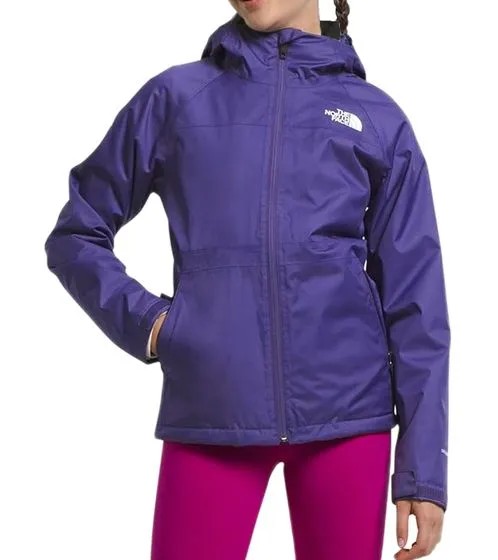 THE NORTH FACE Chaqueta de invierno 3 en 1 repelente al agua Freedom para niña Chaqueta para la nieve NF0A4TISNL4 Morado/Negro