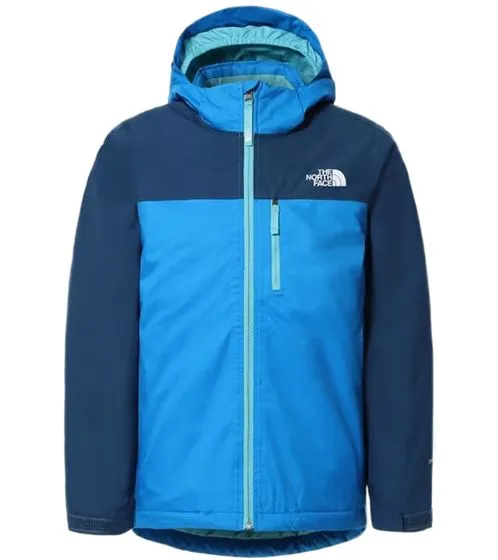 THE NORTH FACE Chaqueta de invierno repelente al agua para niño con capucha extraíble chaqueta para la nieve NF0A5Q97T4S azul