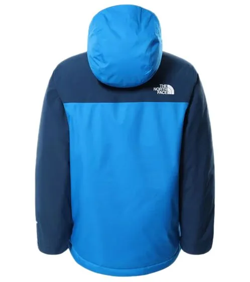 THE NORTH FACE Chaqueta de invierno repelente al agua para niño con capucha extraíble chaqueta para la nieve NF0A5Q97T4S azul