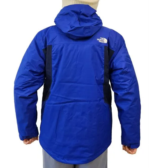 THE NORTH FACE Clement Chaqueta de invierno impermeable 3 en 1 para niño Chaqueta para la nieve NF0A3NNVCZ6 Azul/Negro/Amarillo