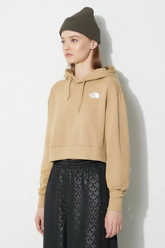 The North Face cotton sweatshirt Trend women's beige color NF0A5ICYLK51