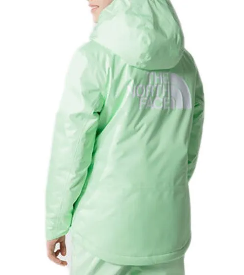 THE NORTH FACE Freedom Chaqueta de invierno repelente al agua para niña chaqueta de nieve con capucha NF0A7UN66S0 verde claro