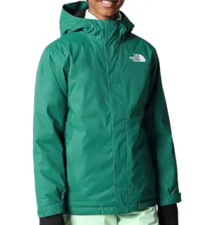 THE NORTH FACE Giacca invernale idrorepellente Harbour per ragazzi Giacca da neve con cappuccio NF0A7X3N2W9 Verde