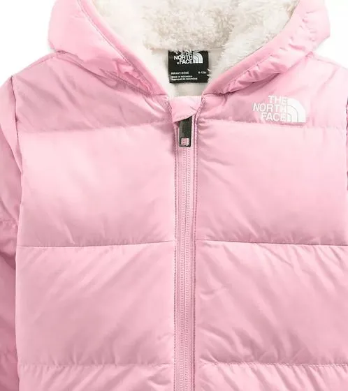 THE NORTH FACE North Down Hoodie Chaqueta de plumón para bebé Chaqueta de invierno cálida para niños pequeños NF0A7UMK6R0 Rosa