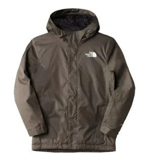 THE NORTH FACE Snowquest Chaqueta de invierno repelente al agua para niños chaqueta de nieve NF0A7X3N21L verde oliva