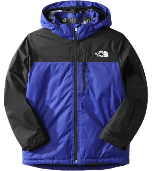 THE NORTH FACE Snowquest Plus Chaqueta de invierno repelente al agua para niños con capucha extraíble Chaqueta para la nieve con