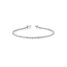 The Perfect Tennis Bracelet - White Diamond / 14k White Gold
