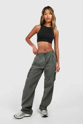 Toggle Pocket Detail Cargo Pants