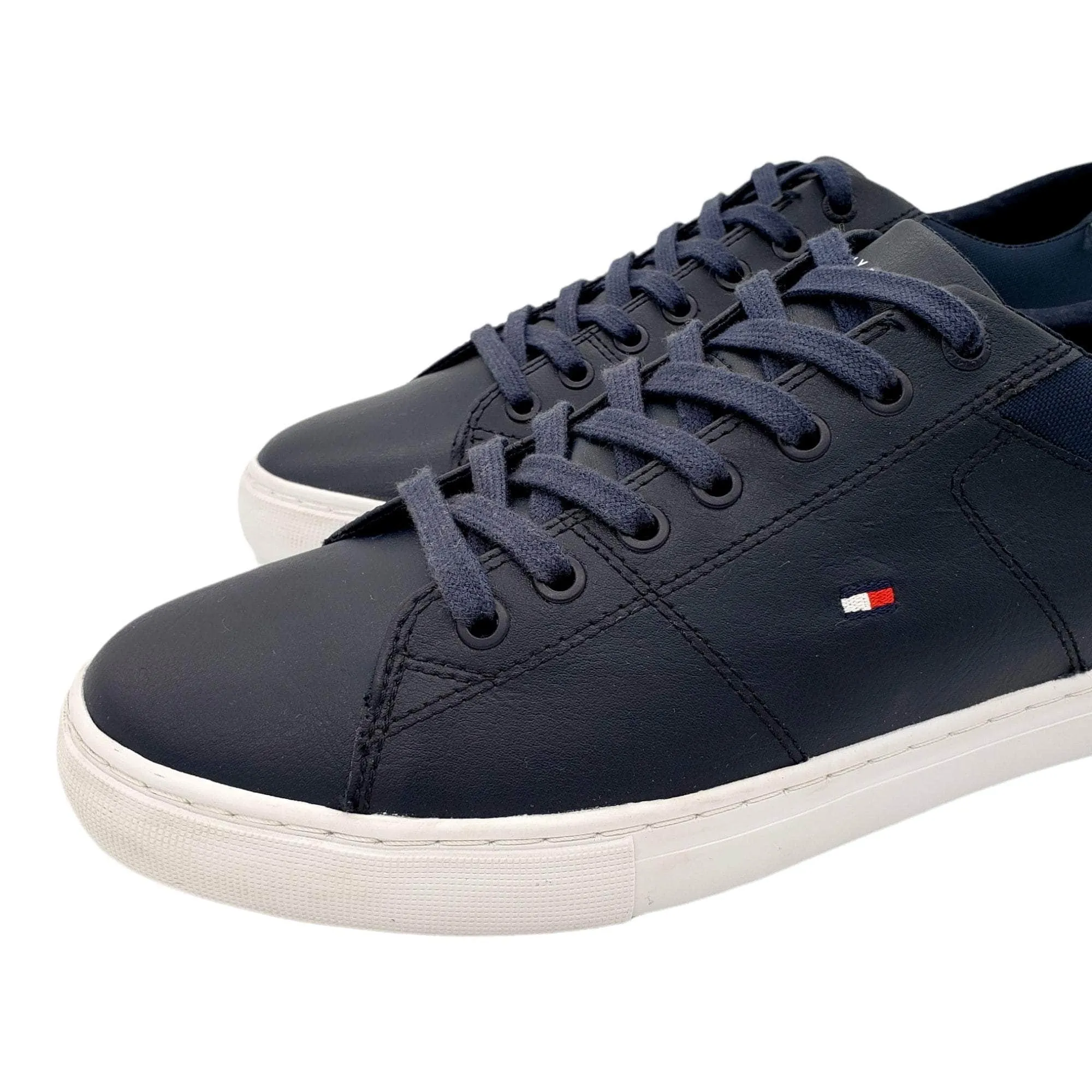 Tommy Hilfiger Blue Lace Up Trainers
