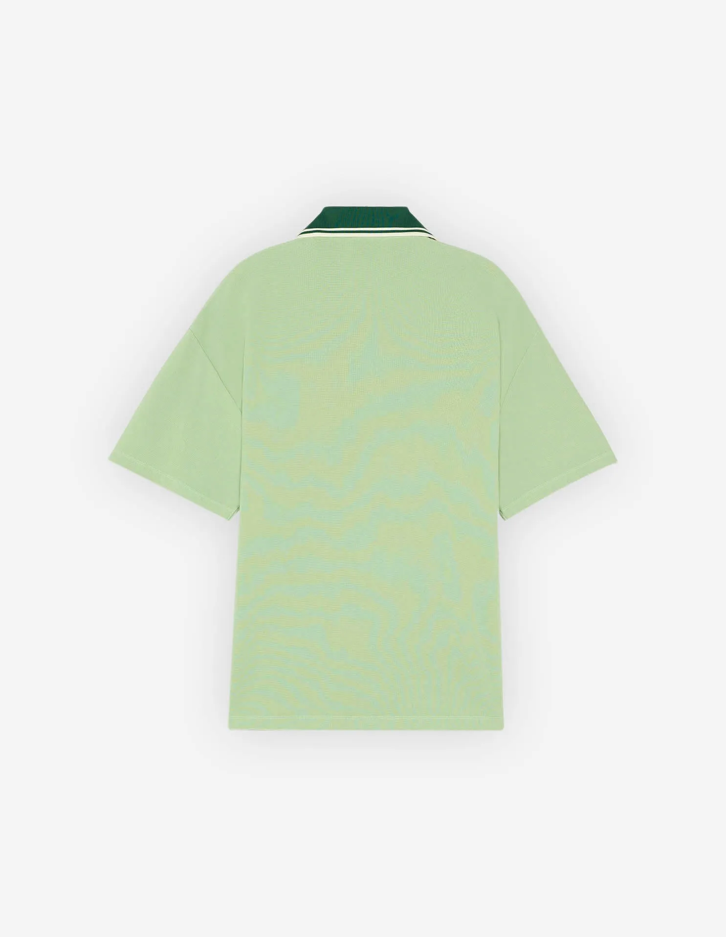 Tonal Fox Head Patch Polo Mint