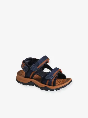 Trekking Sandals for Children, Designed for Autonomy - set blue