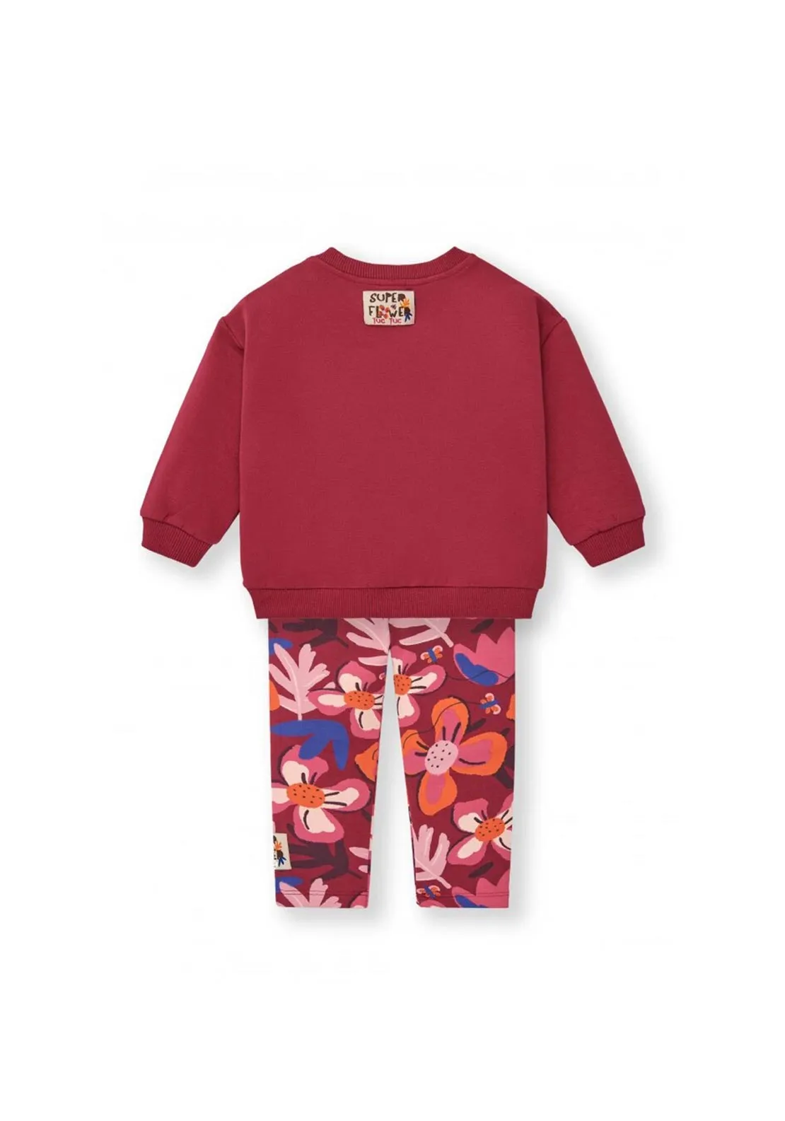 Tuc Tuc Girls Super Natural Sweater and Legging Set, Maroon