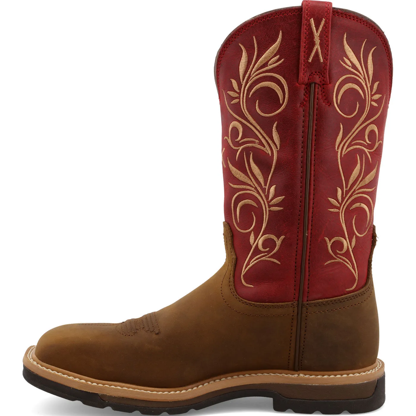 Twisted X Women's 11-Inch Steel Toe Electrical Hazard Western Work Boot
