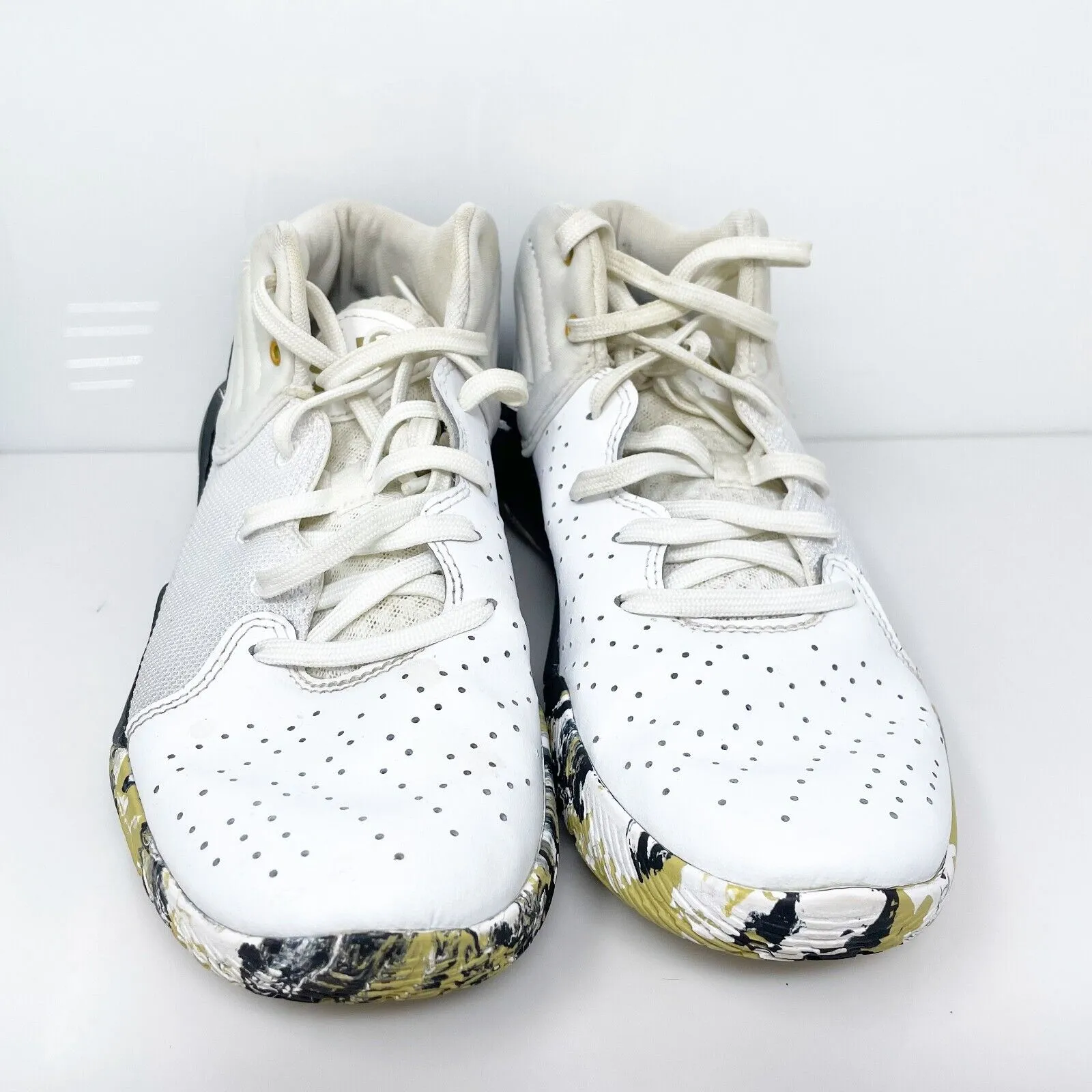 Under Armour Boys Jet 21 3024794-102 White Basketball Shoes Sneakers Size 7Y