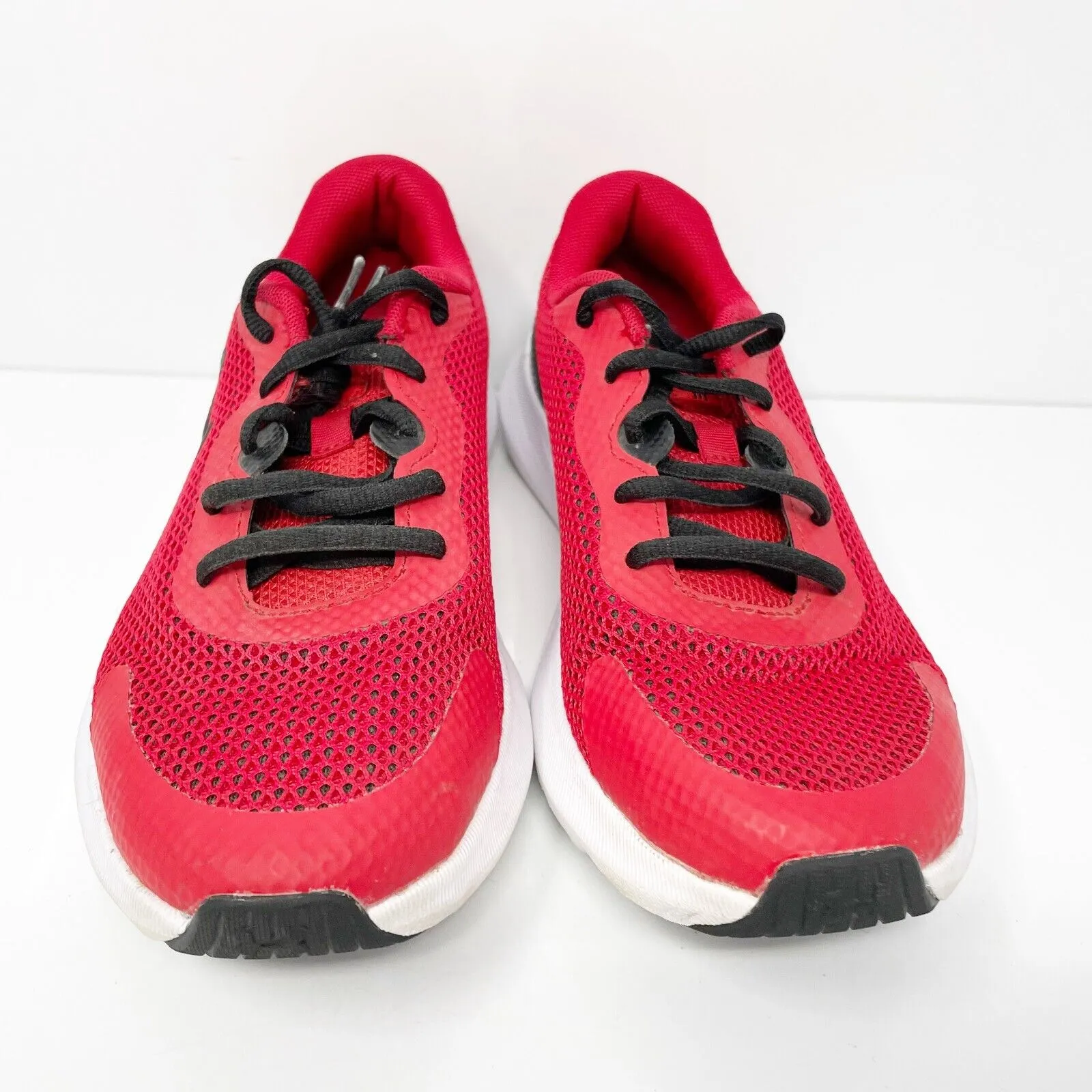 Under Armour Boys Surge 3 3024989-600 Red Running Shoes Sneakers Size 5Y