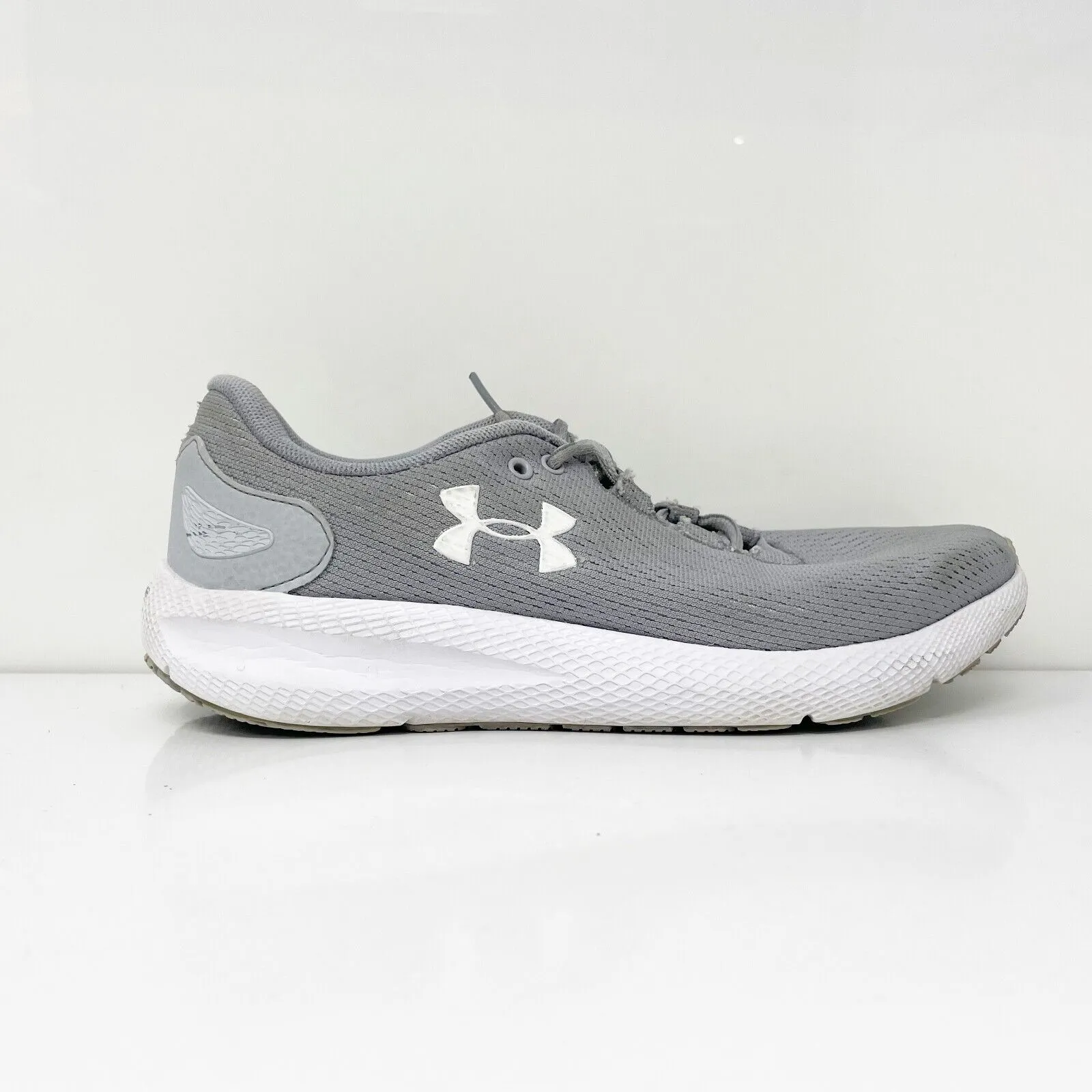 Under Armour Womens Charged Pursuit 2 3022604-101 Gray Running Shoes Sneakers 8
