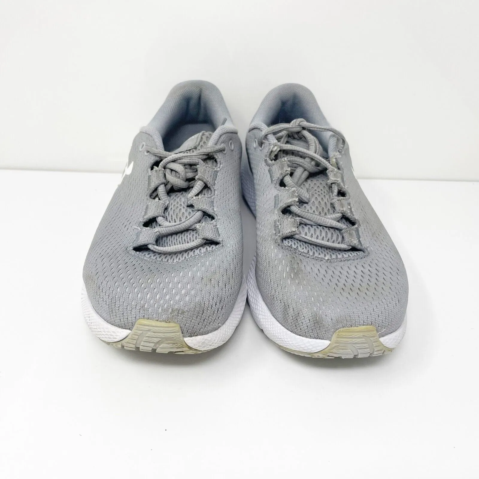 Under Armour Womens Charged Pursuit 2 3022604-101 Gray Running Shoes Sneakers 8