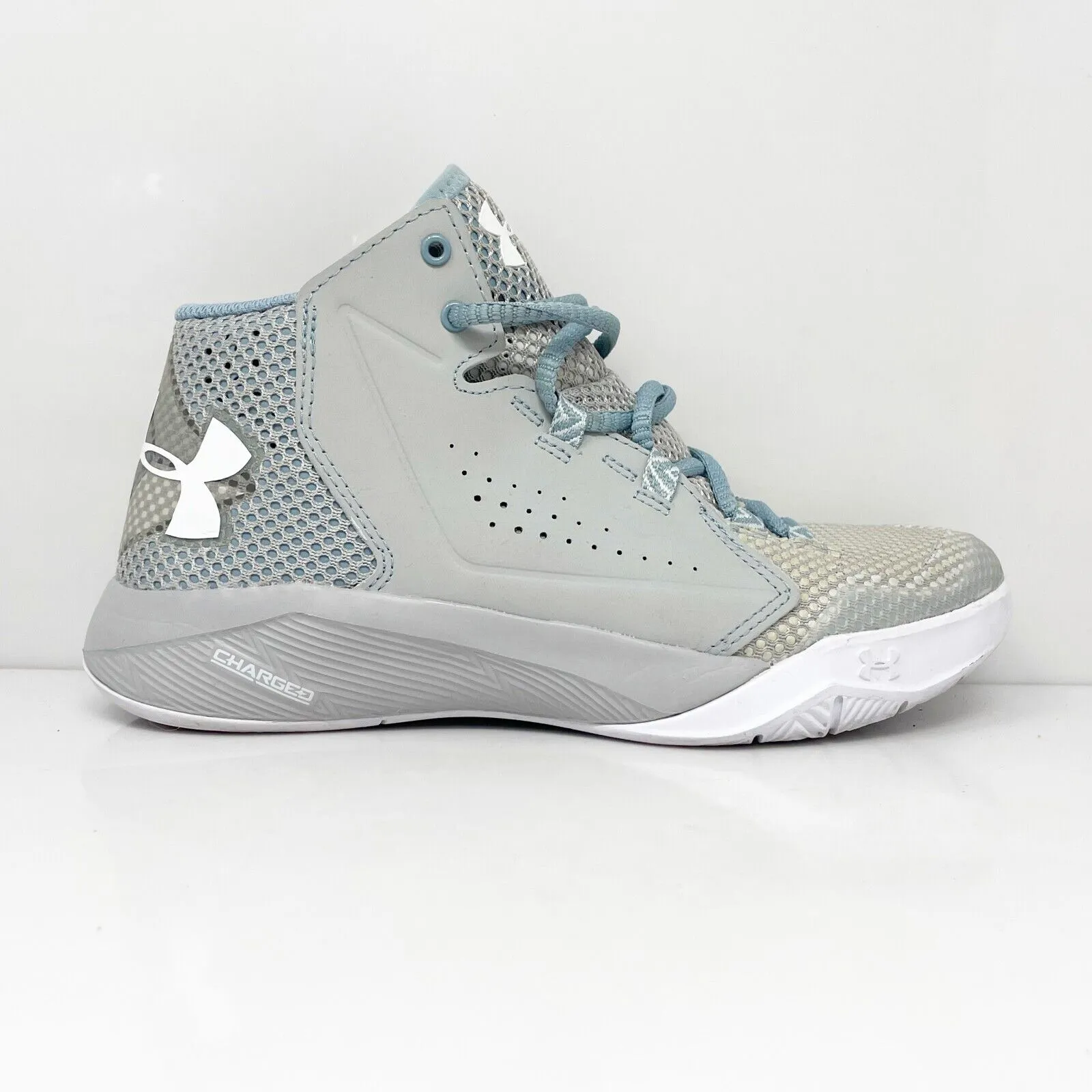 Under Armour Womens Torch Fade 1269300-052 Gray Basketball Shoes Sneakers Size 7