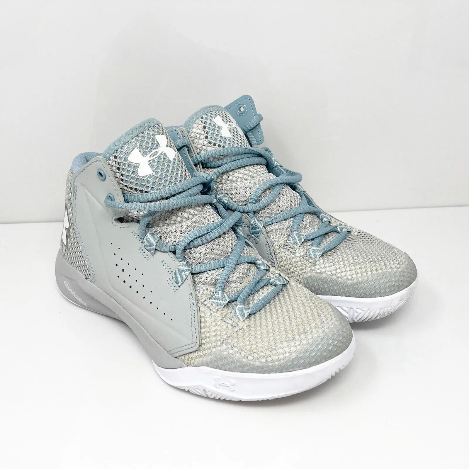 Under Armour Womens Torch Fade 1269300-052 Gray Basketball Shoes Sneakers Size 7