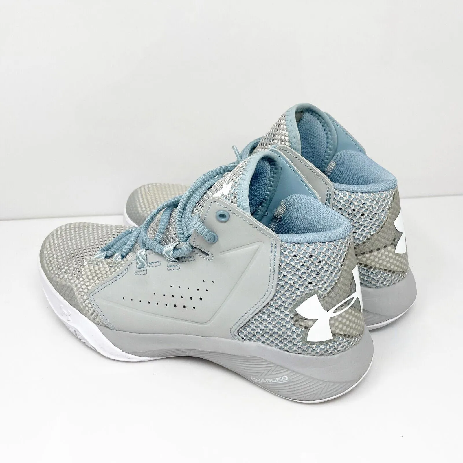 Under Armour Womens Torch Fade 1269300-052 Gray Basketball Shoes Sneakers Size 7