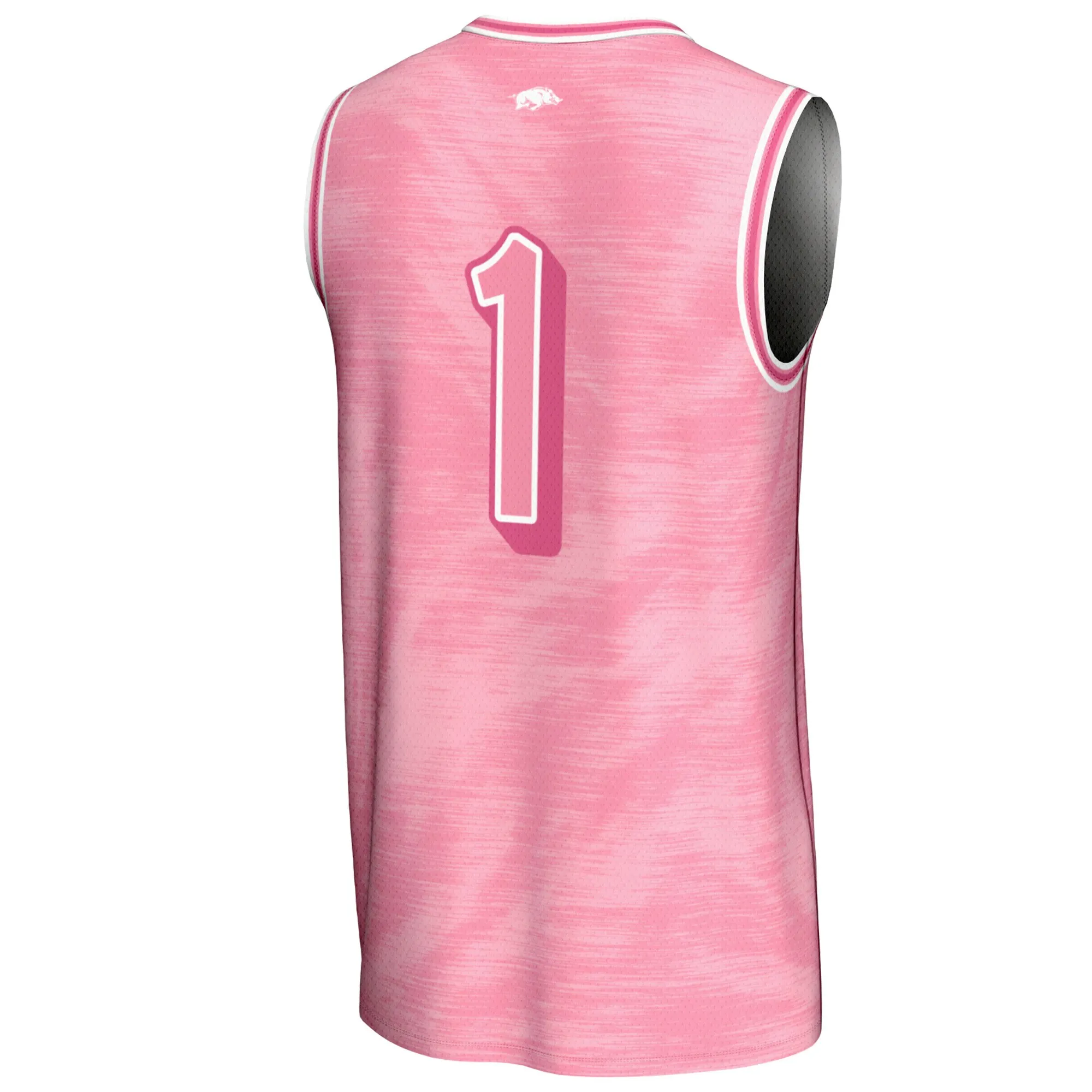 Unisex GameDay Greats #1 Pink Arkansas Razorbacks Lightweight Basketball Jersey
