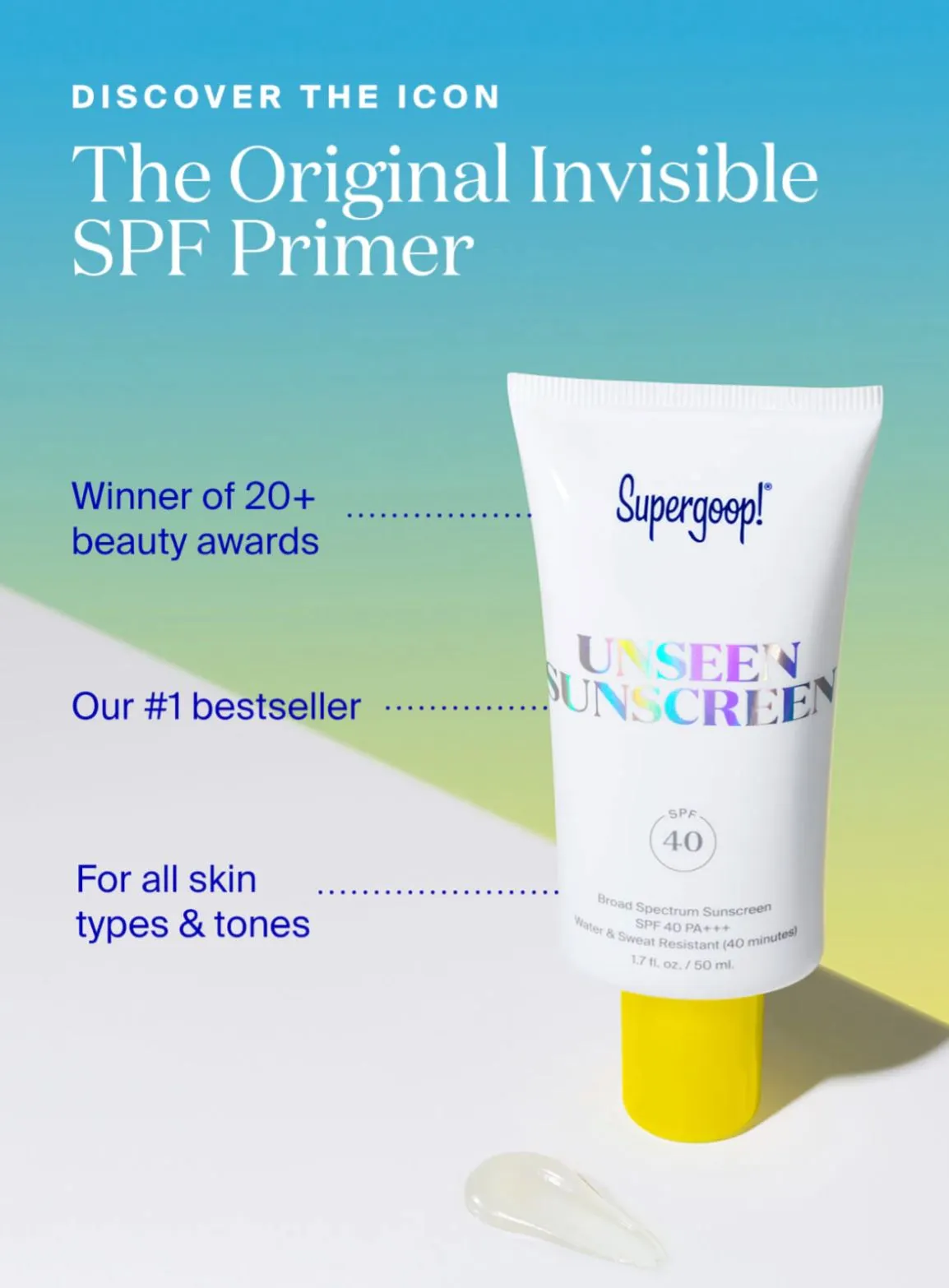 Unseen Sunscreen SPF 40      