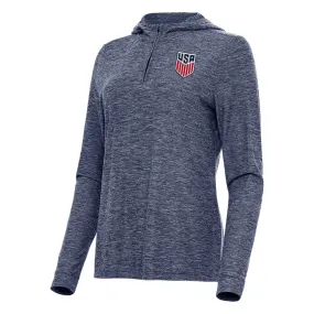 US Mens Soccer Womens Daybreak Quarter Zip Pullover