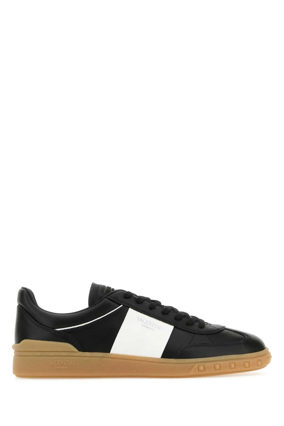 Valentino Garavani Black Leather Upvillage Sneakers