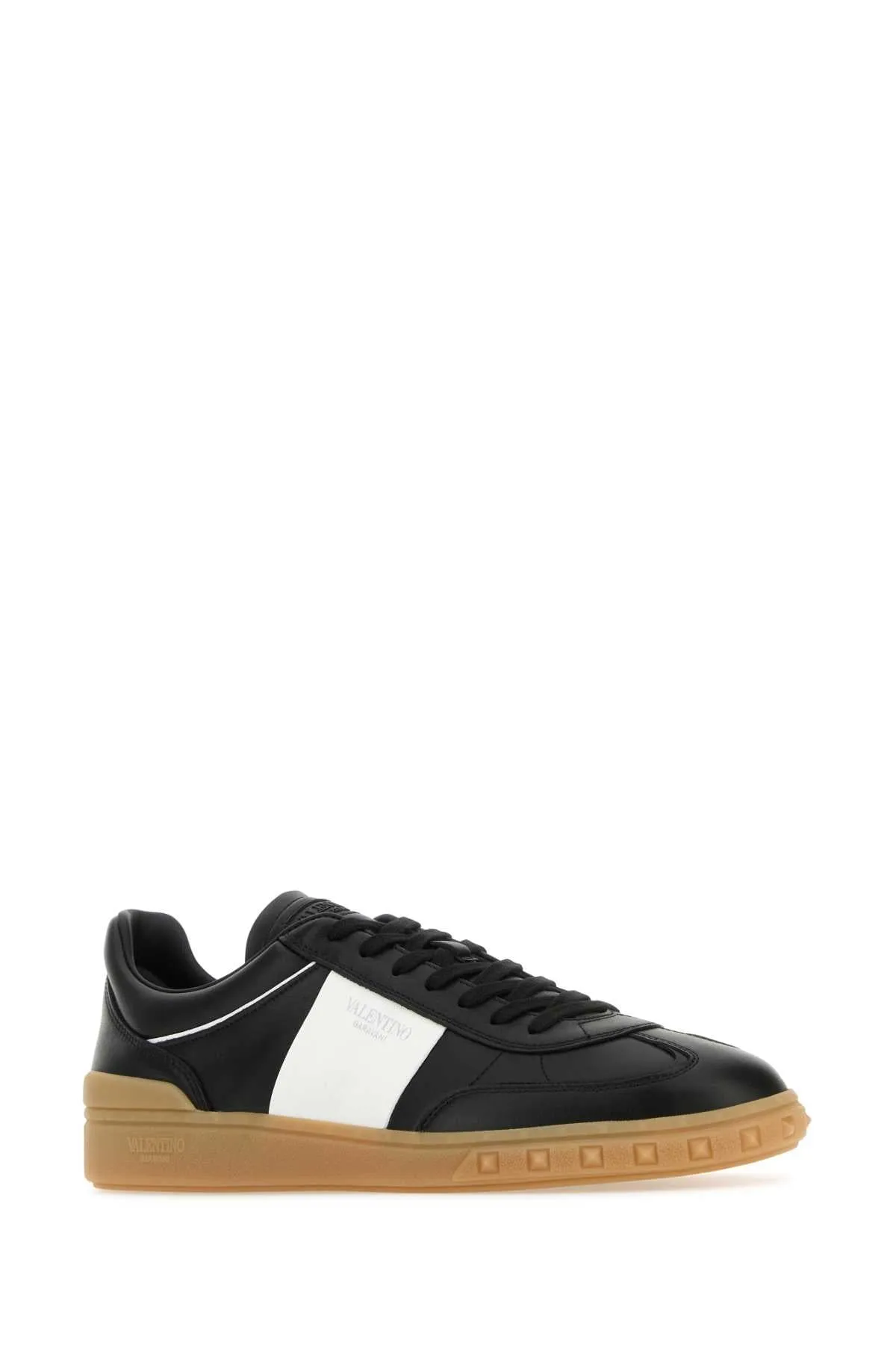 Valentino Garavani Black Leather Upvillage Sneakers