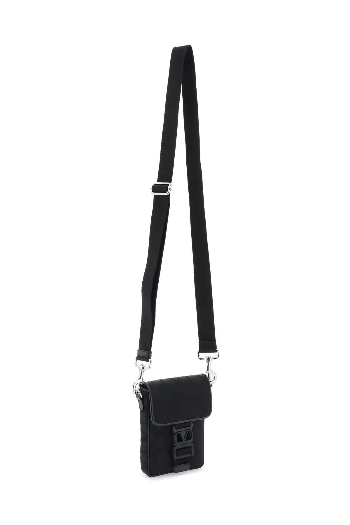 Valentino Garavani    Valentino Garavani Black Iconographe Mini Crossbody Bag