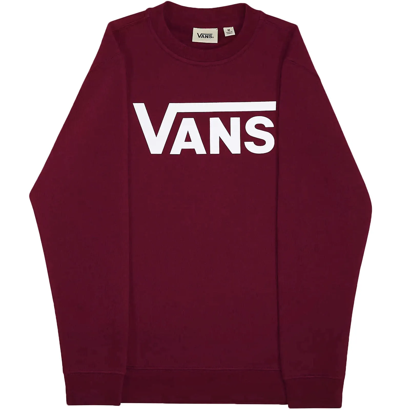 Vans Kids Classic Crew Hoodie Sweatshirt - Burgundy