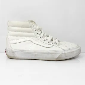 Vans Unisex Sk8 Hi 721356 White Casual Shoes Sneakers Size M 7 W 8.5