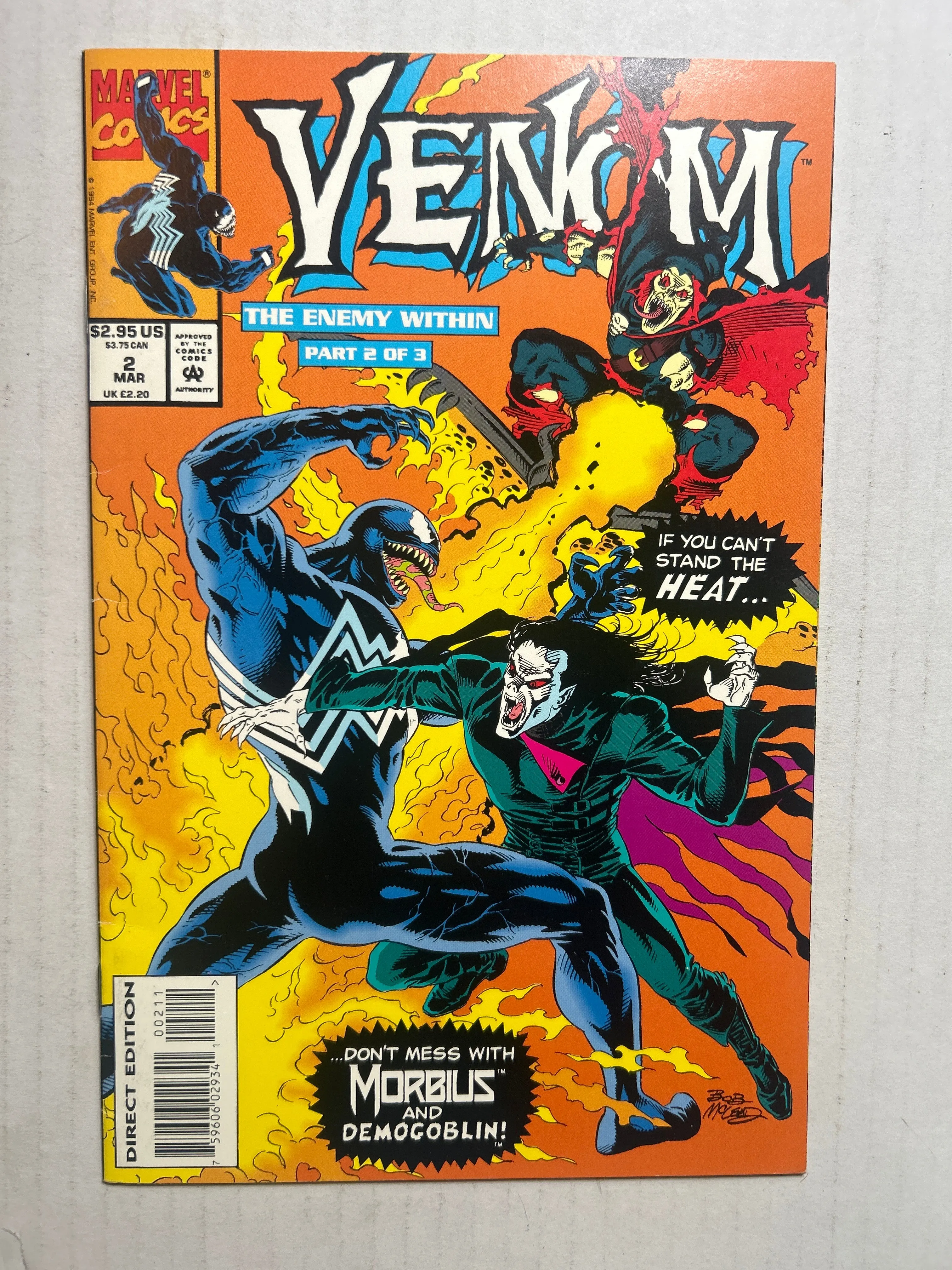 Venom The Enemy Within Part 2 of 3 by Marvel Comics Group 1994 Comic Book