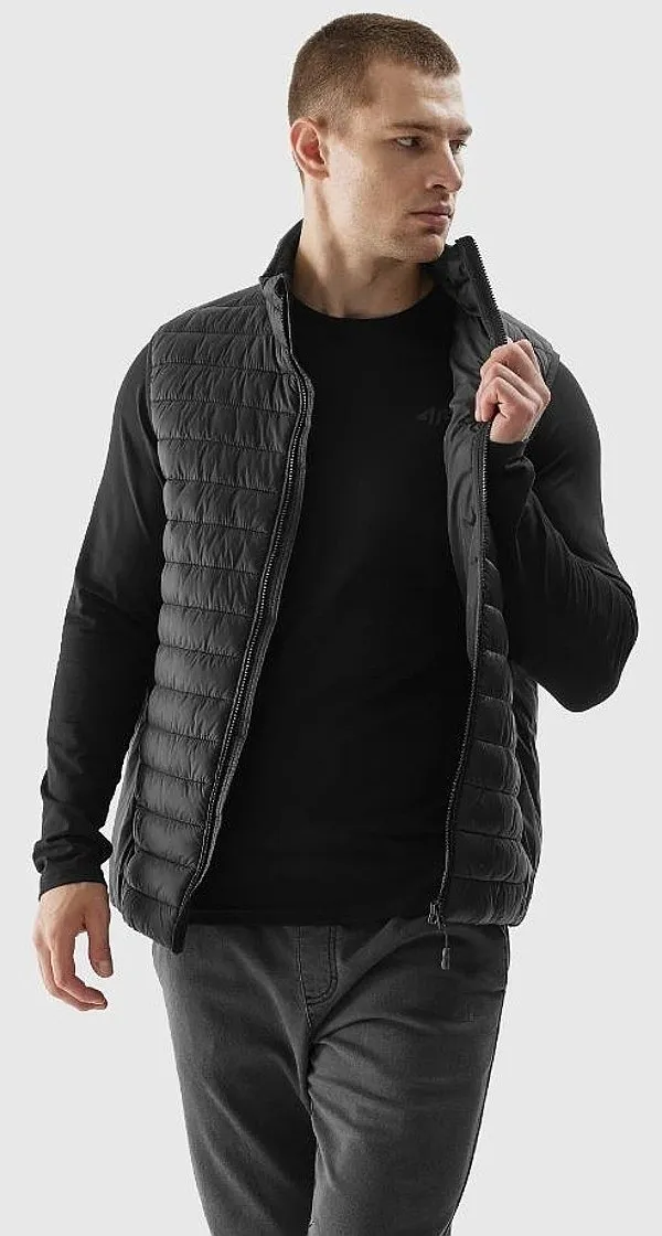 vest 4F 4FAW23TVESM062 - 20S/Deep Black - men´s