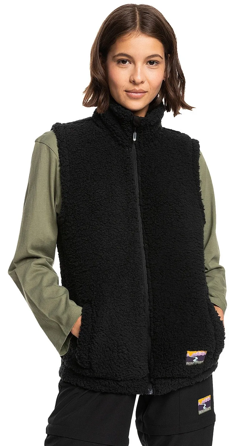 vest Roxy Slow Blues - KVJ0/True Black - women´s