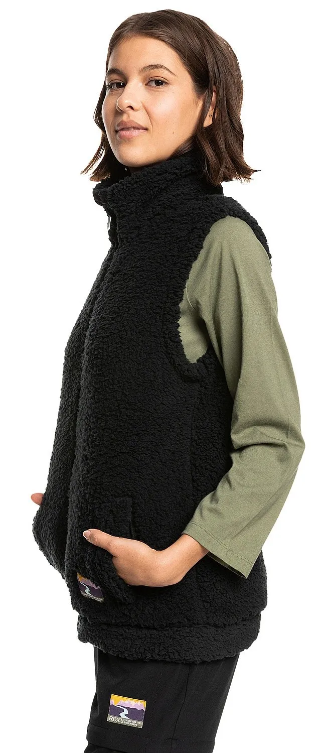 vest Roxy Slow Blues - KVJ0/True Black - women´s