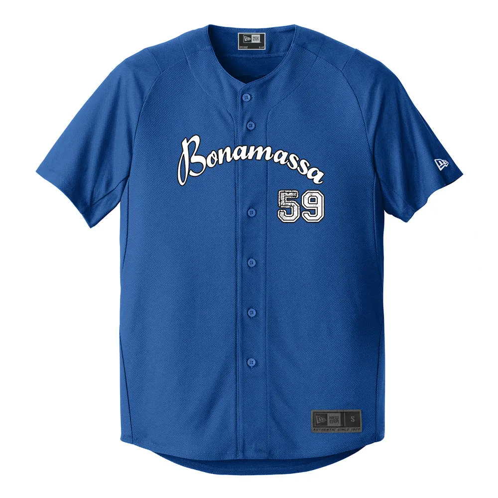 Vintage Bonamassa Baseball New Era Full Button Jersey (Unisex)