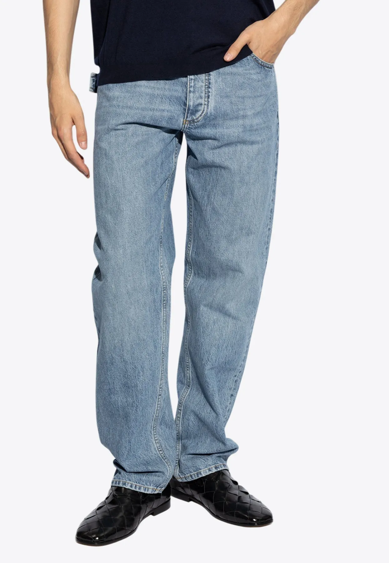 Vintage Straight-Leg Jeans
