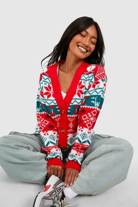 Vintage Style Christmas Cardigan